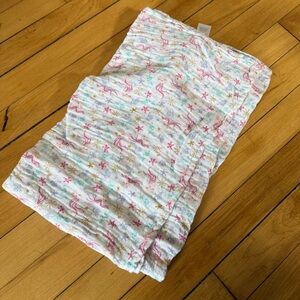 Kyle & Deena new york under the sea infant muslin blanket 36"x40"